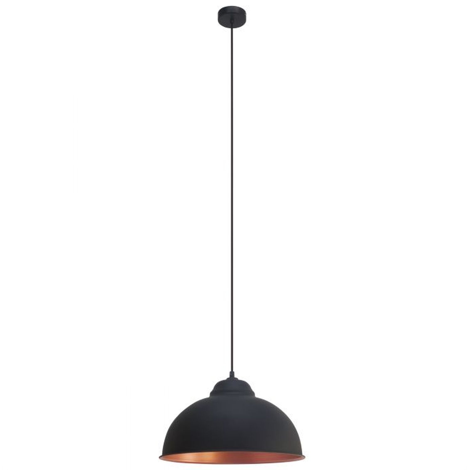 B&Q - Truro 2 Black & Copper Metal 1-Light Ceiling PendantContemporary Design (D) 37Cm - Image 7