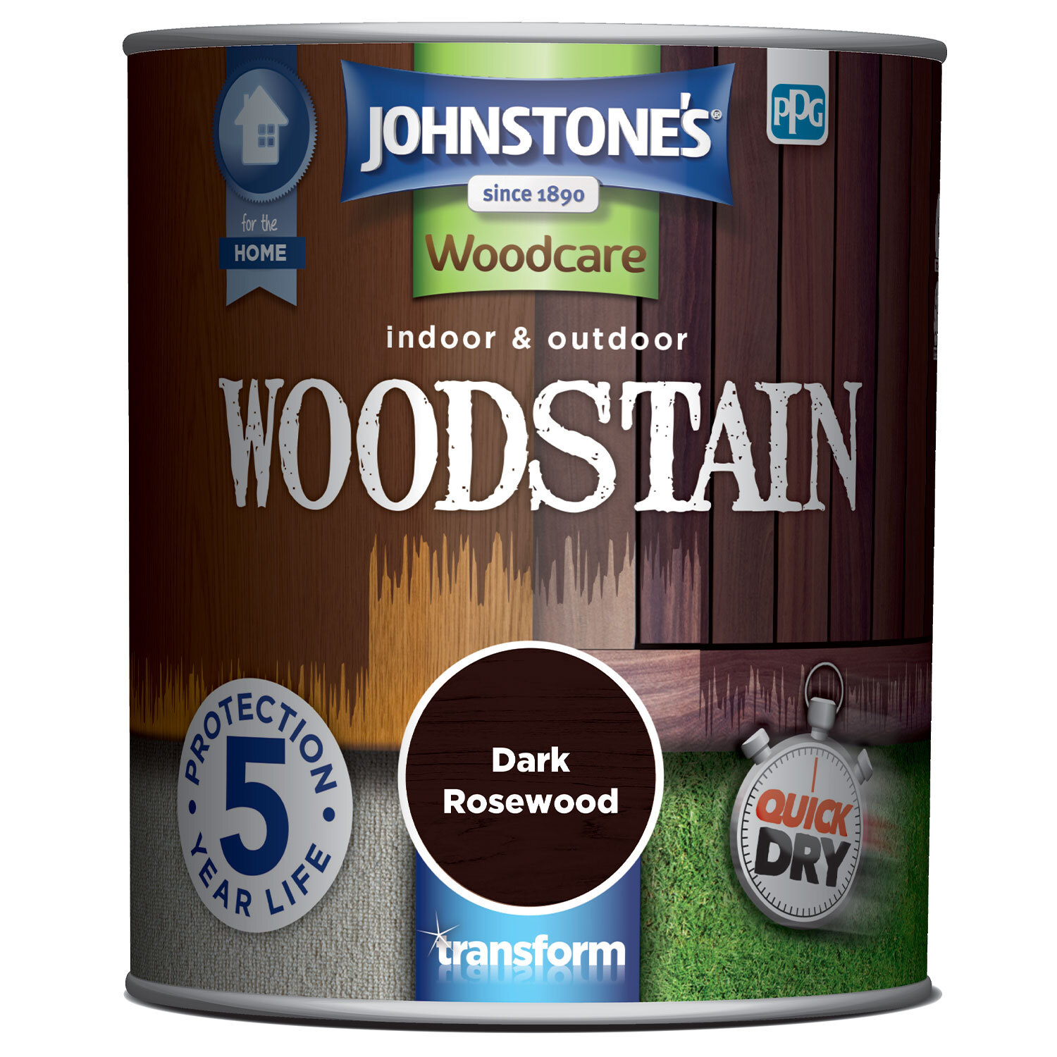 Interior & Exterior Woodstain - Dark Rosewood / 750ml