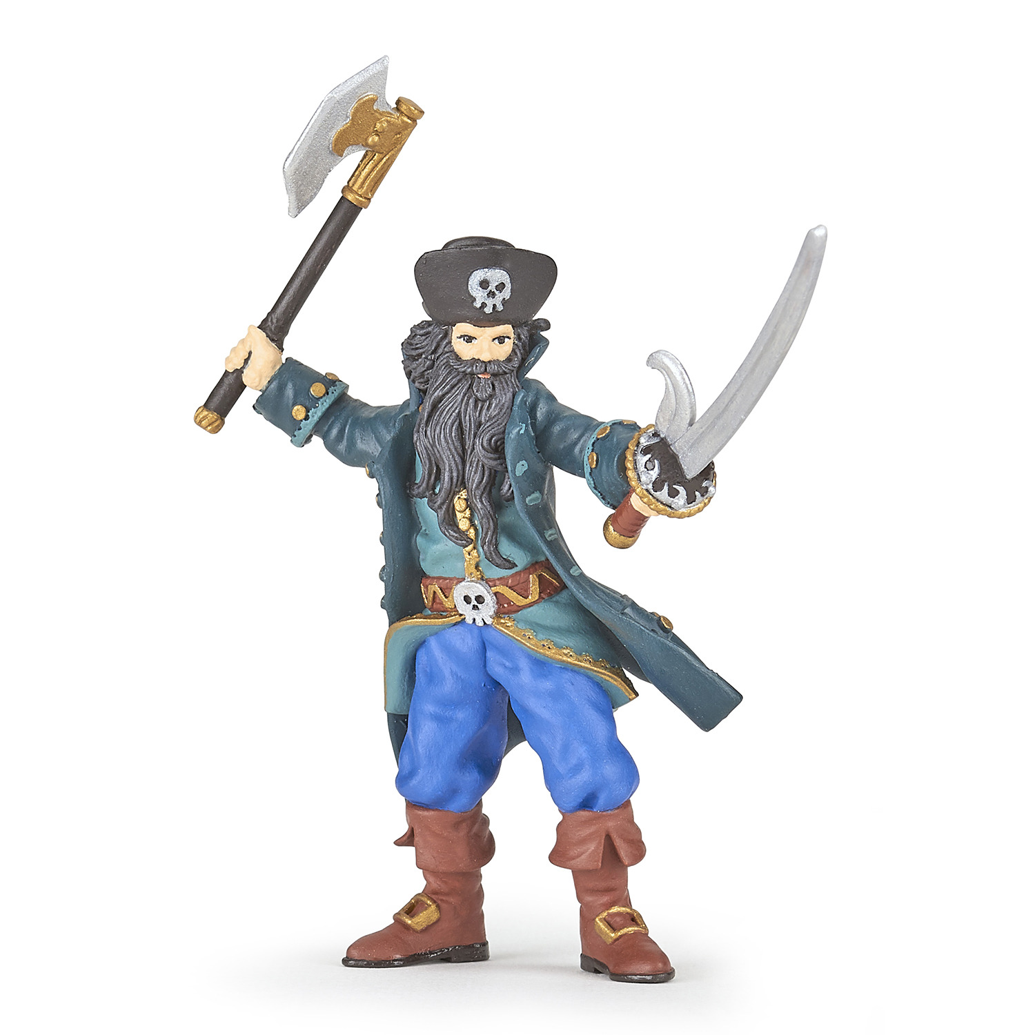 PAPO Pirates and Corsairs Blackbeard Toy Figure - Green