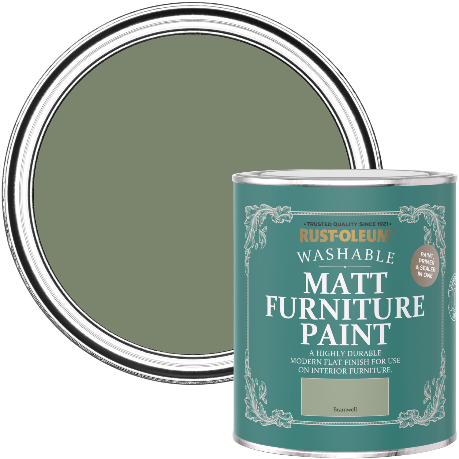 Rust-Oleum Matt Furniture Paint Bramwell - Green
