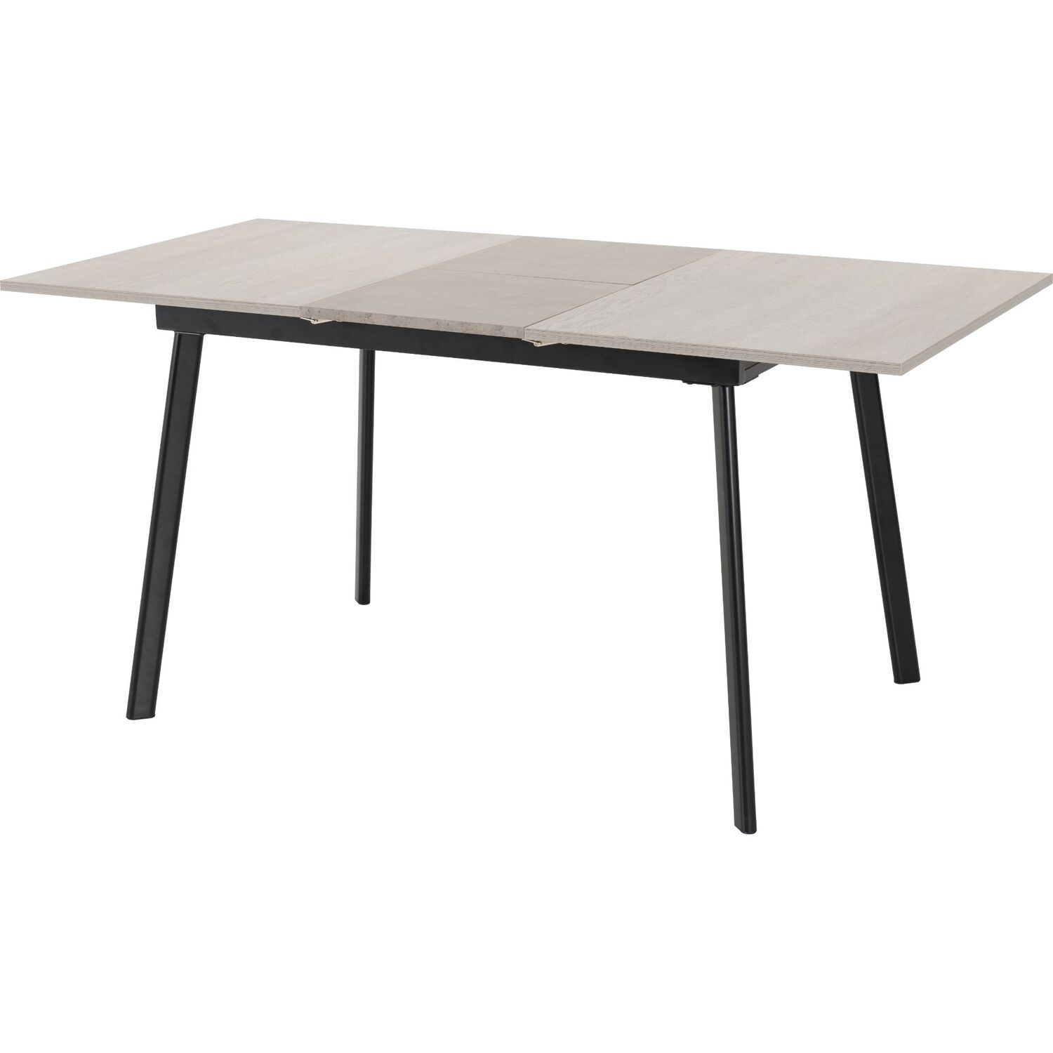 Avery Extending Dining Set With Lukas Chairs - Concrete Effect Table And Emerald Green Chairs