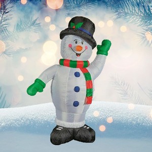 Inflatable Pre Lit Snowman 1.8M