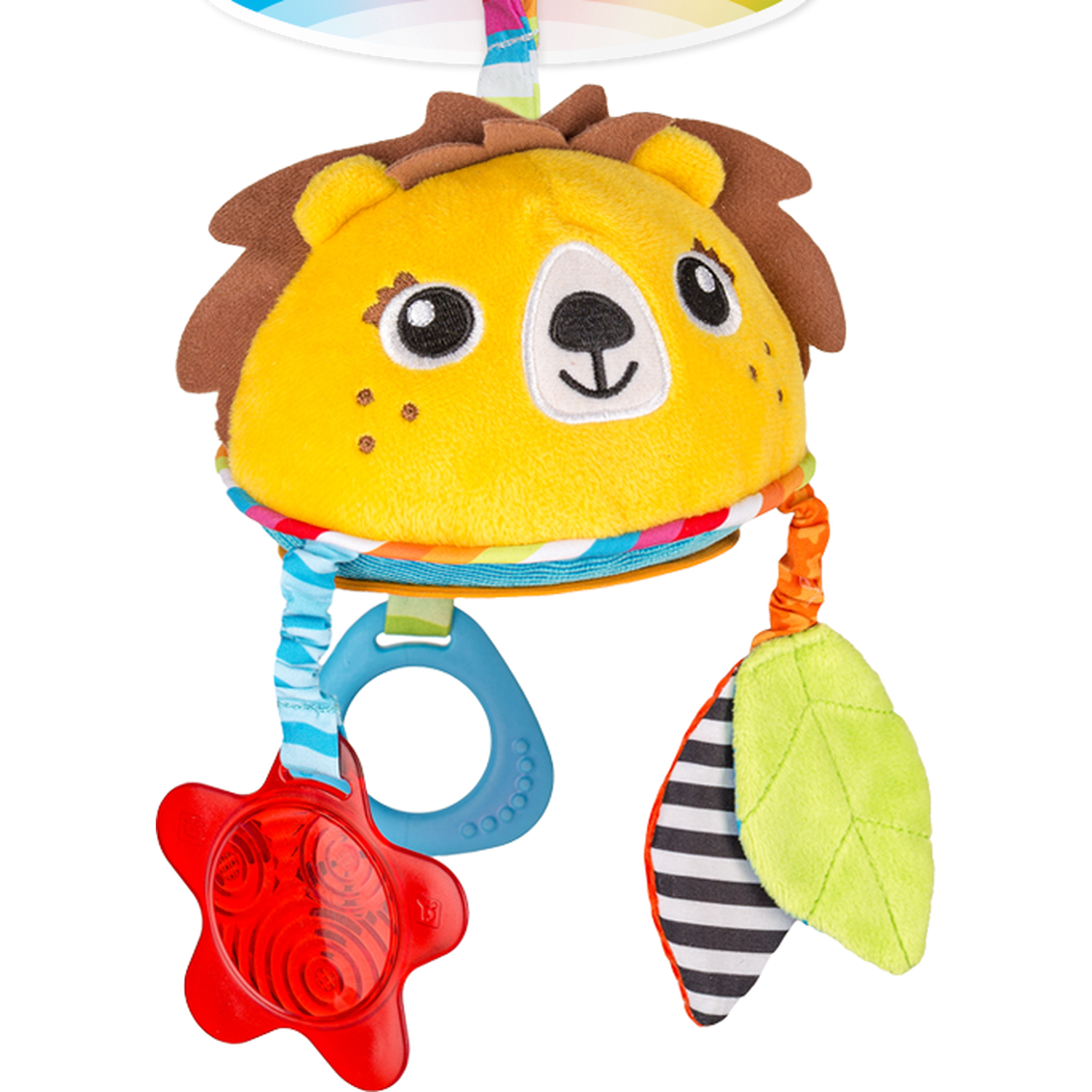 Benbat Dazzle Travel Mirror Lion Toy - Yellow