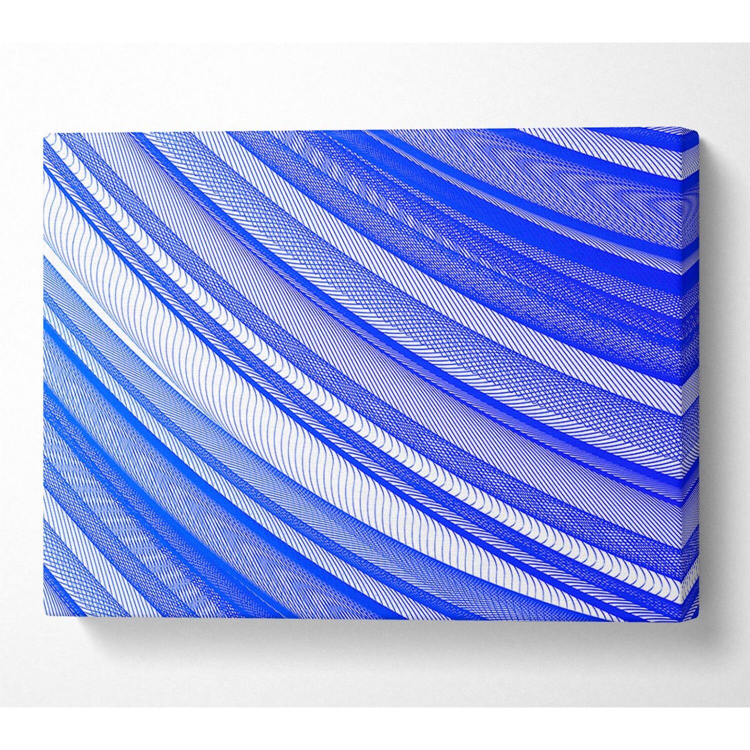 Wallart-Direct - Ice Waves Canvas Print Wall Art - Yellow / 101.6cm thumbnail