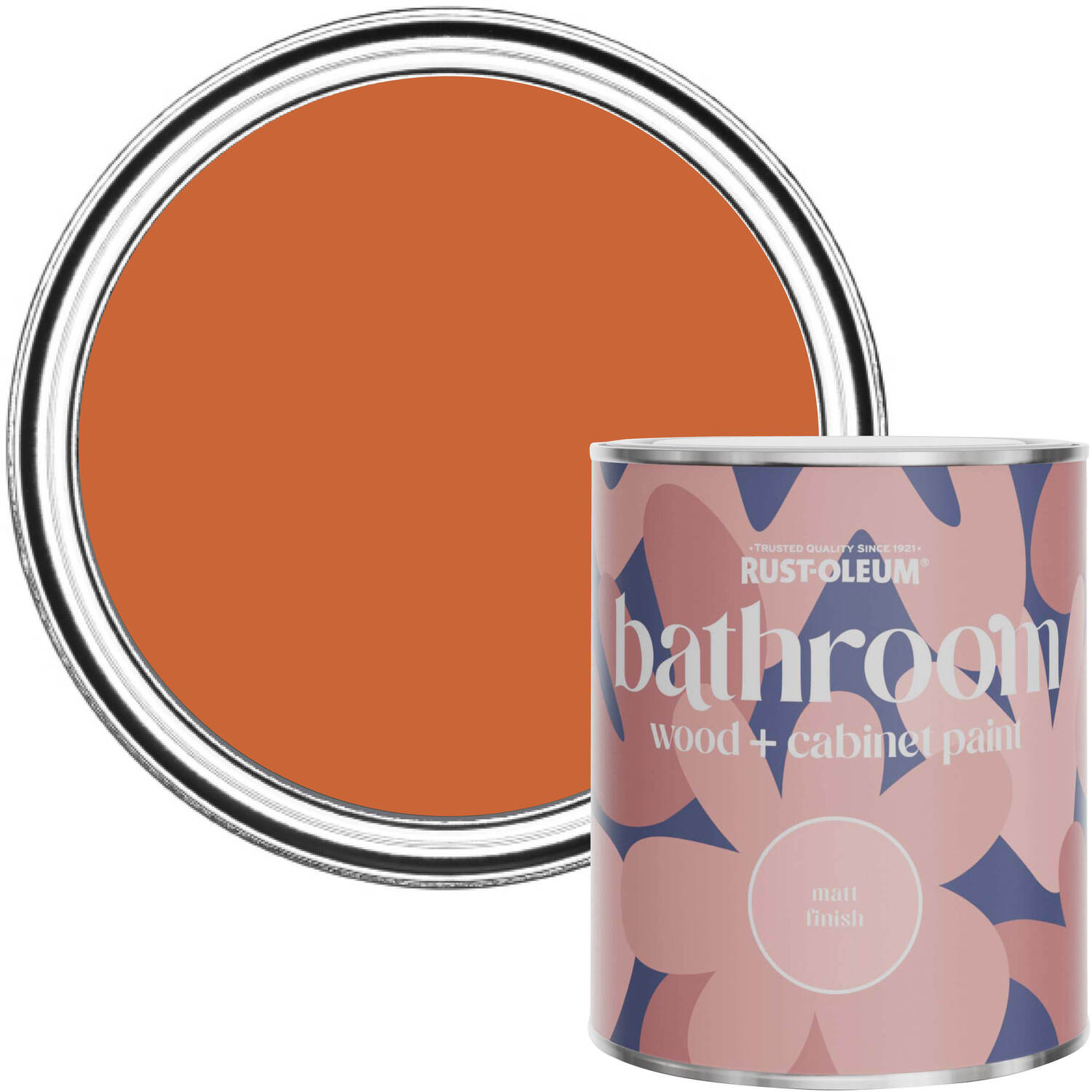 Rust-Oleum Bathroom Wood  Cabinet Paint Matt - Tiger Tea 750ml - Tiger Tea