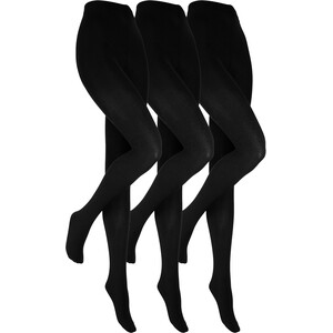 Heat Holders 3 Pack Ladies Opaque Fleece Lined Thermal Tights