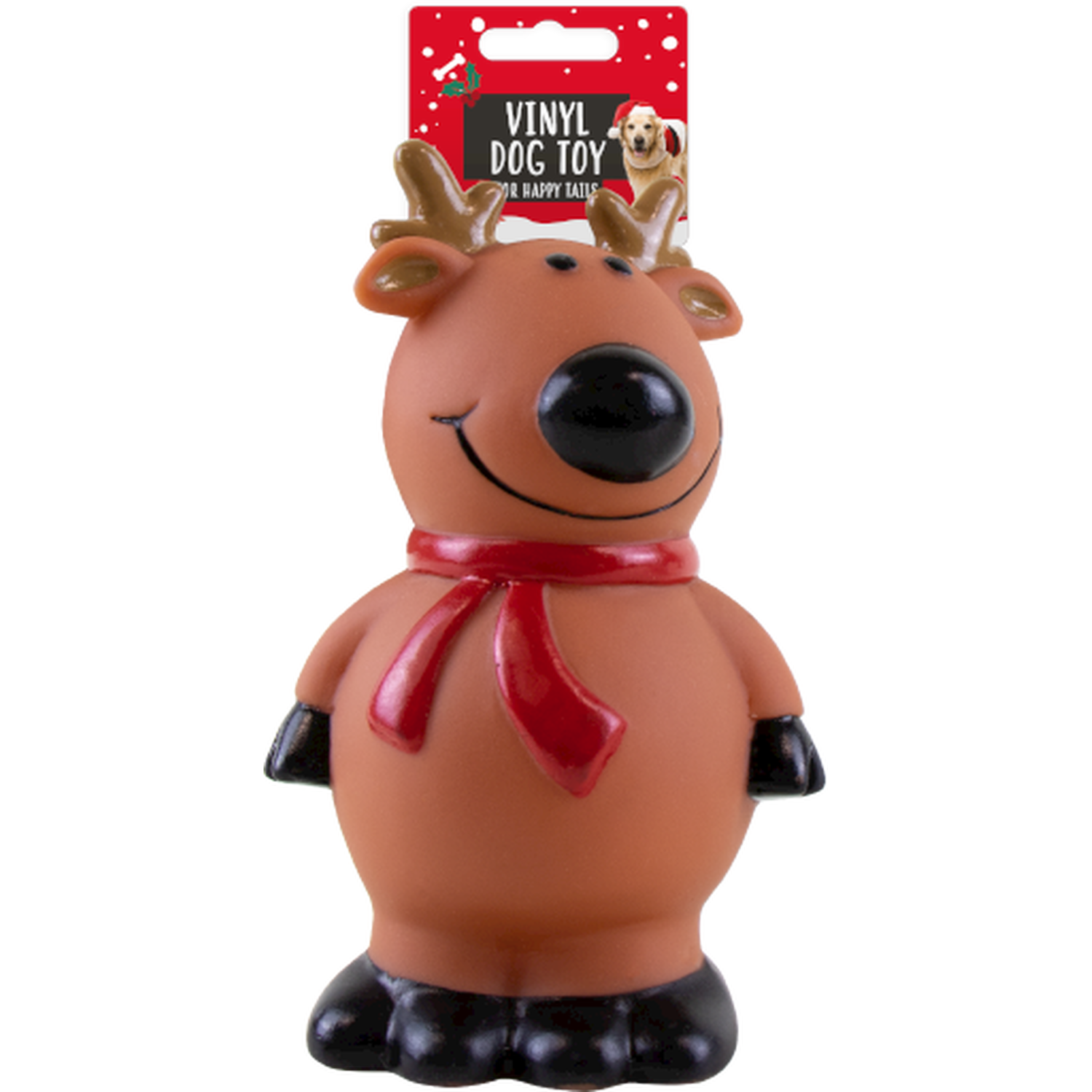 Christmas Dog Toy  - Brown
