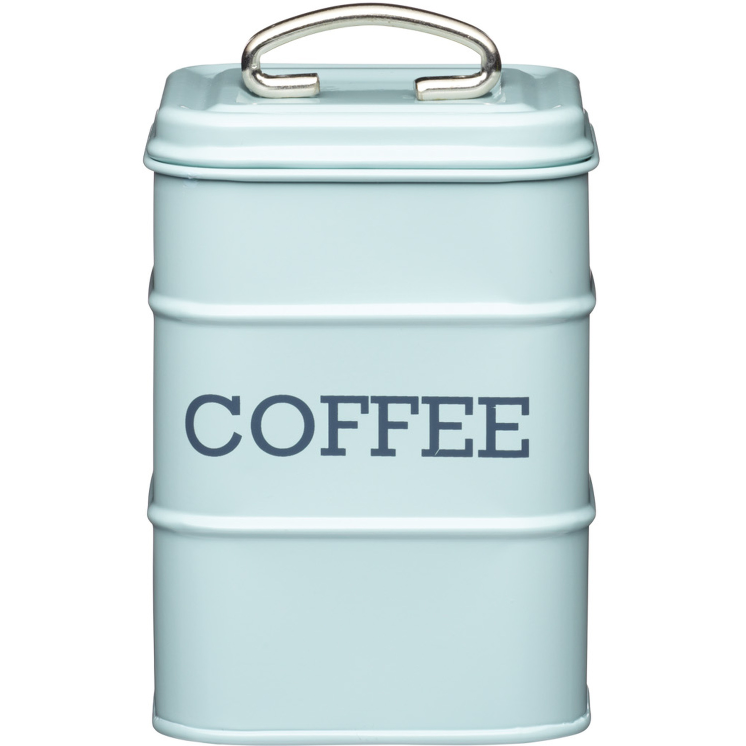 Image of Living Nostalgia Vintage Blue Coffee Tin&hellip;