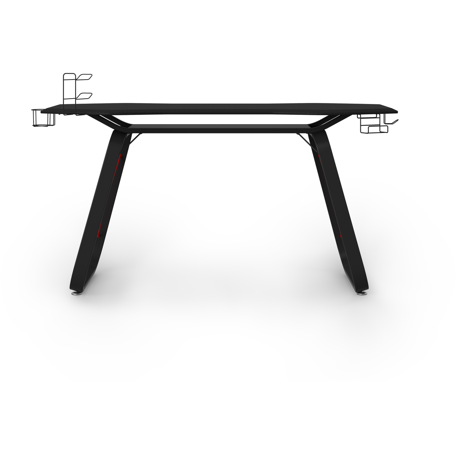 Alphason Oblivion Gaming Desk - Black Red