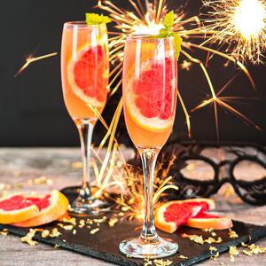 220ml Venue Glass Champagne Flutes Pack of 6