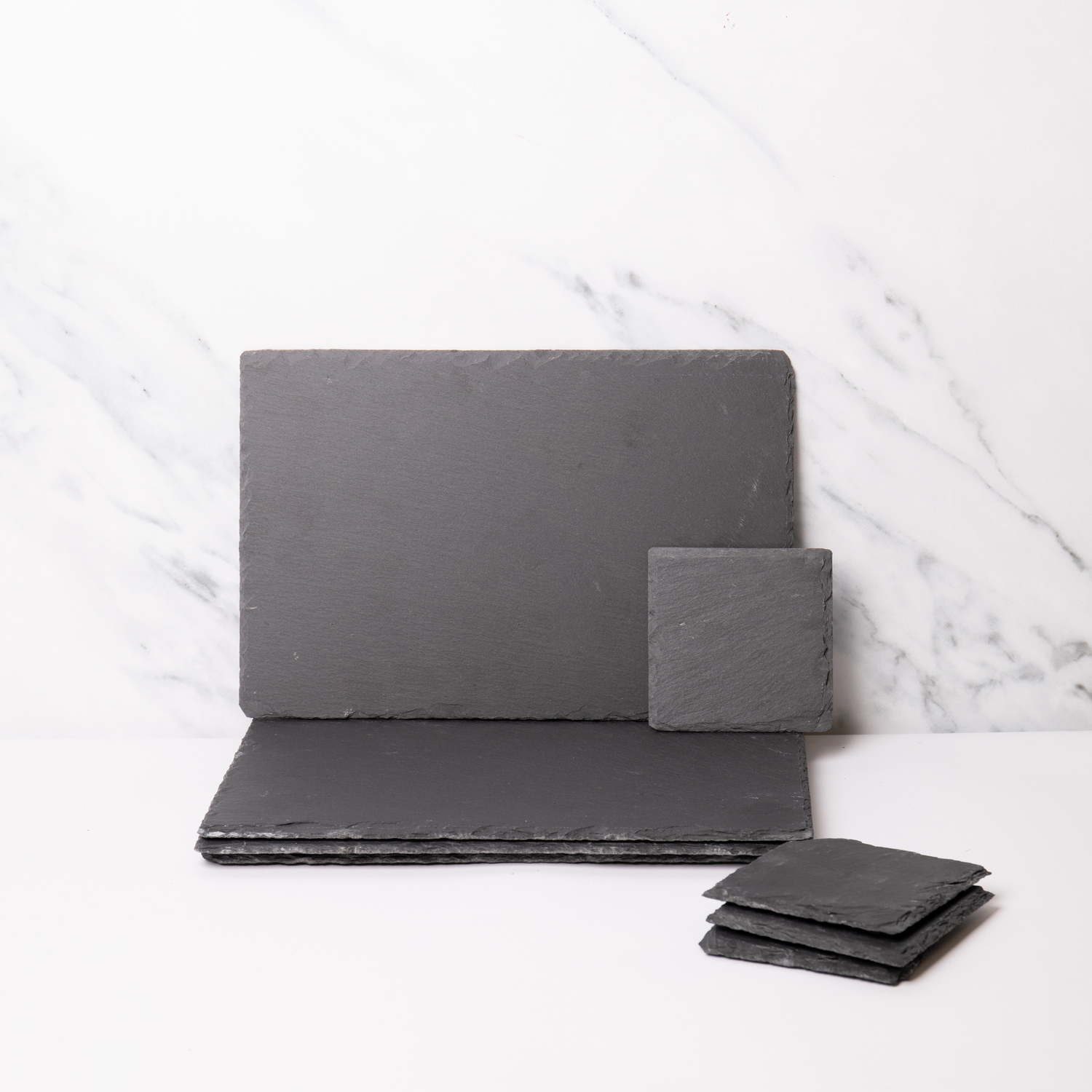 Image of Artesa Slate Placemats, Set of Four,&hellip;