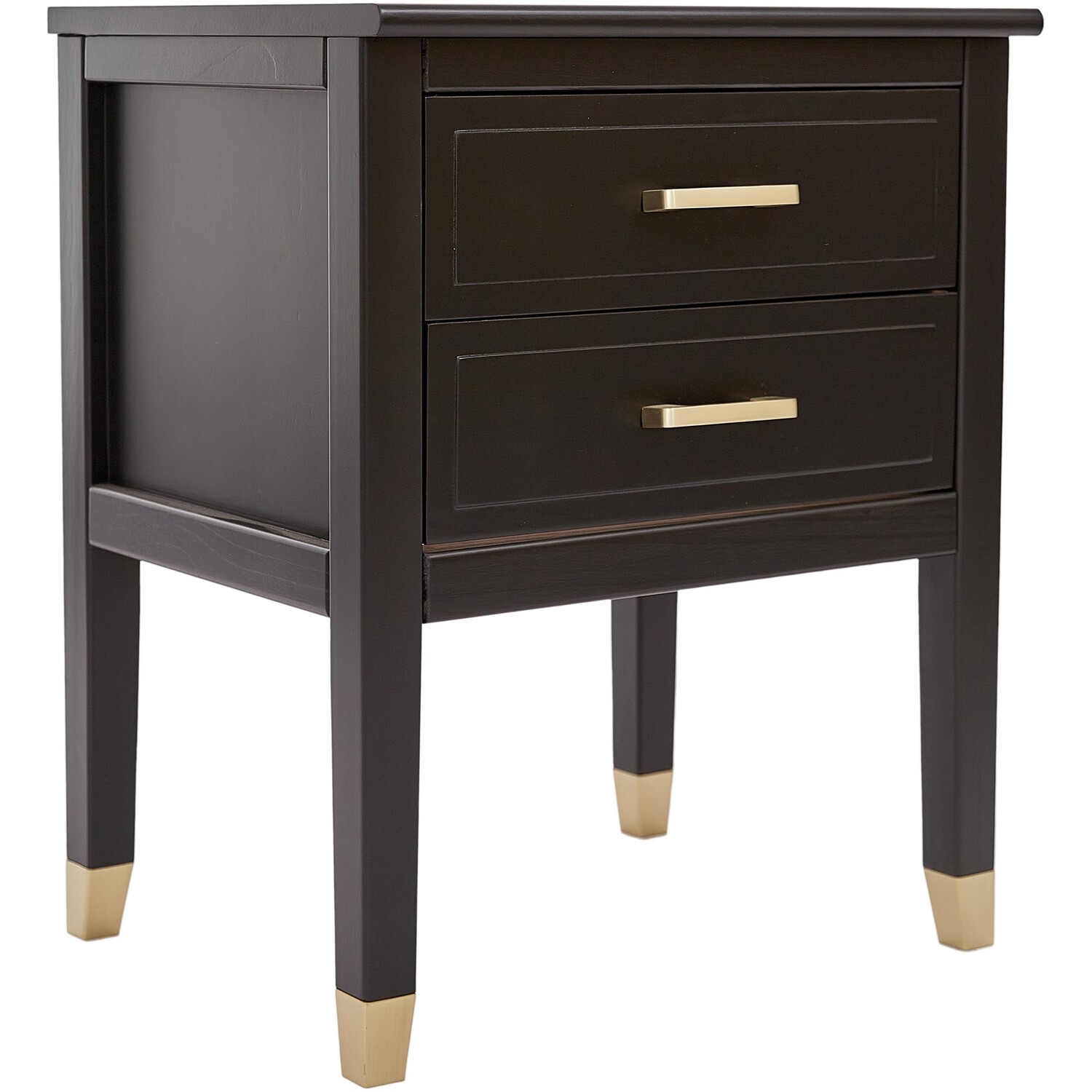 Palazzi Large Bedside Table - Black