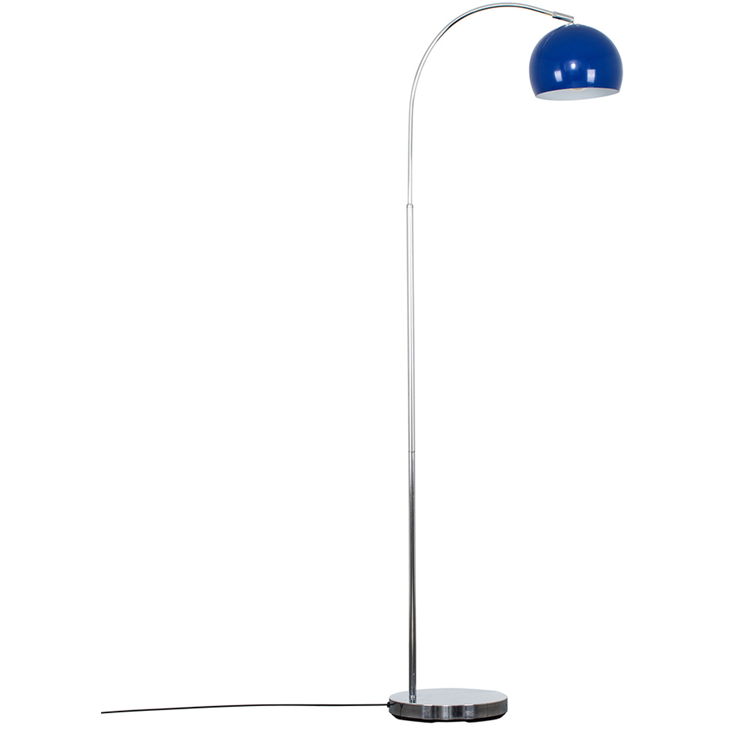 Image of Polished Chrome Curved Stem Floor Lamp&hellip;