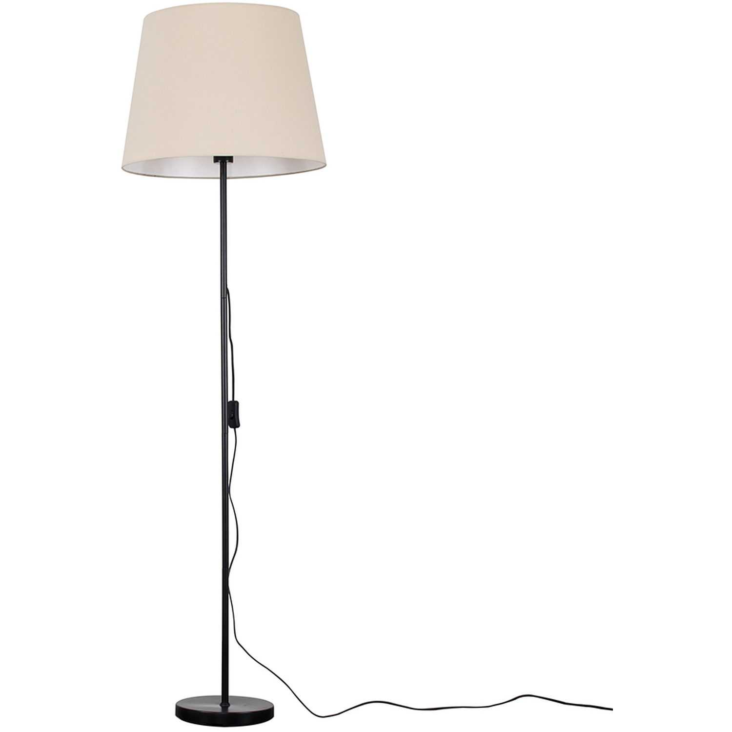 Image of Modern Floor Lamp In Black Metal&hellip;