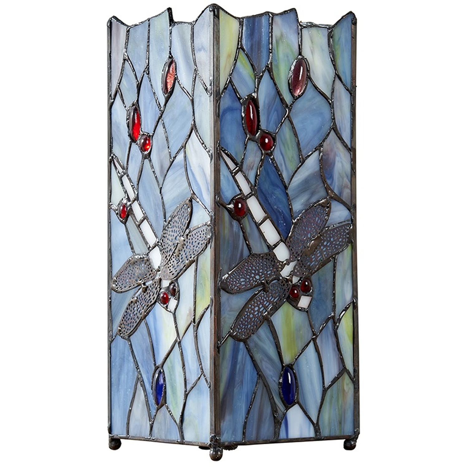Image of Tiffany Inspired Dragonfly Table Lamp -&hellip;
