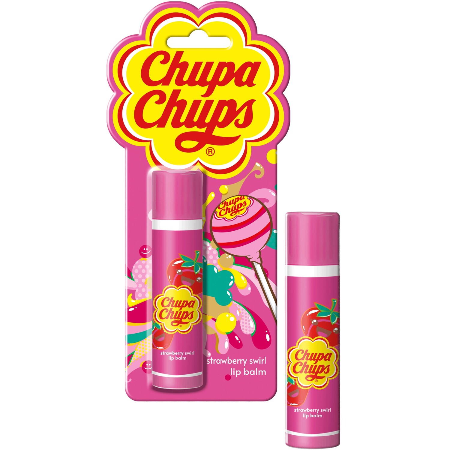 Chupa Chups Lip Balm - Strawberry Swirl
