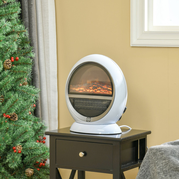 1500W Electric Ceramic Fan Heater - White 