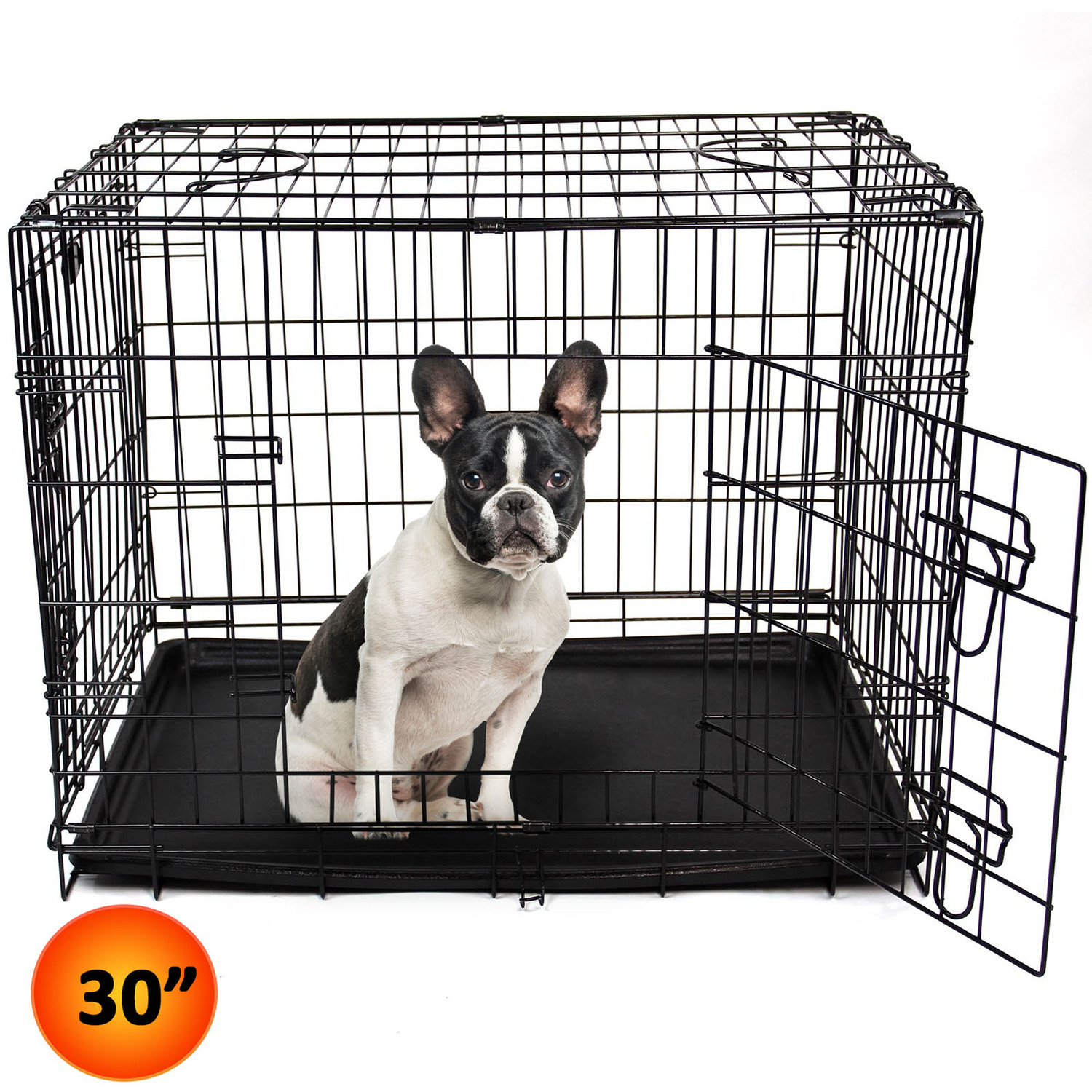 Black Dog Cage - Black / 53cm / 8.7kg