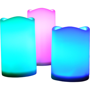 Set of  Battery Operated Multi Colour Changing LED Candles