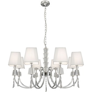 Cayennes Chrome 8Lt Pendant