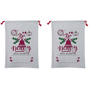 Festive Surprise New Christmas Gift Bags 2pcs