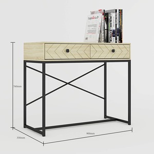 Home Source Aztec 2 Drawer Console Table Hallway Storage Unit