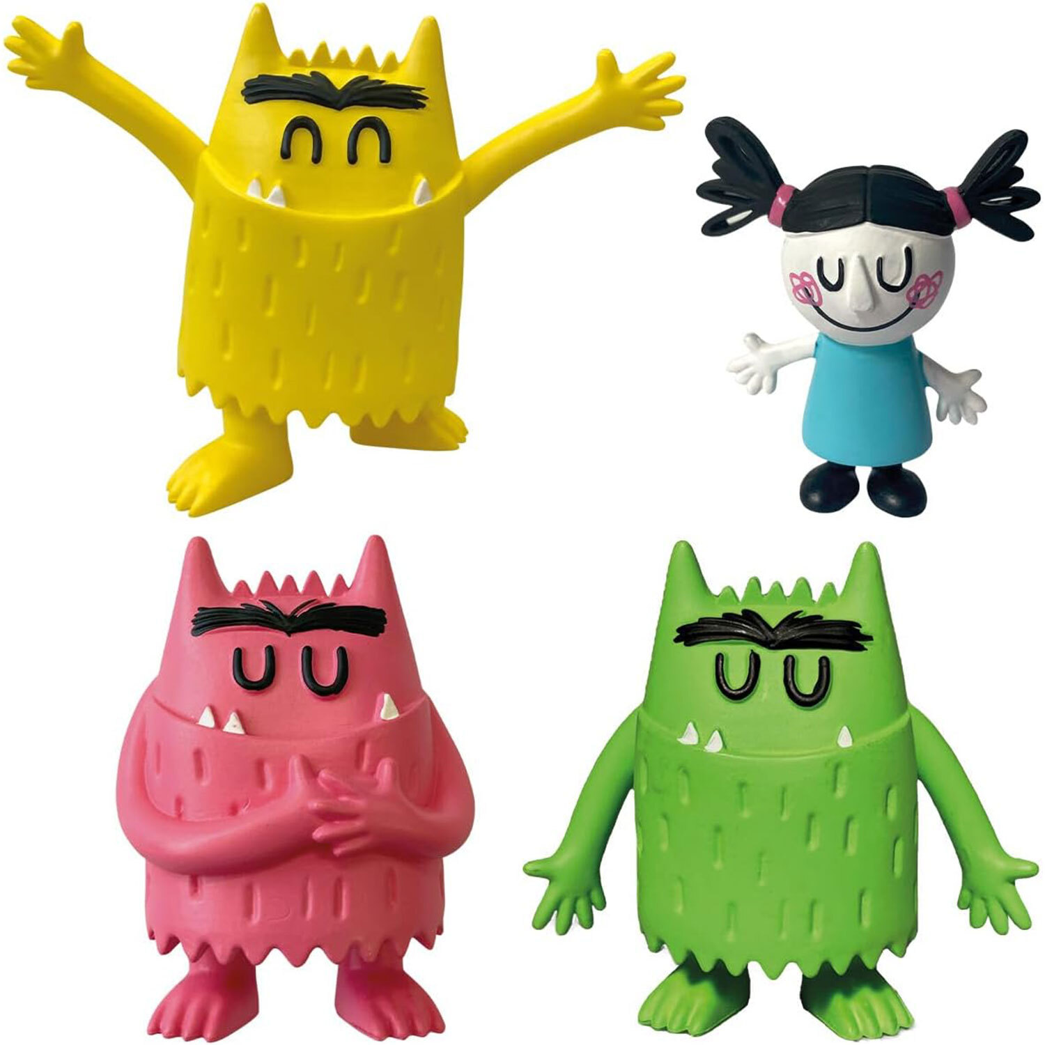 The Color Monster Set 4 (Nuna, Joy, Calm, and Love) - White