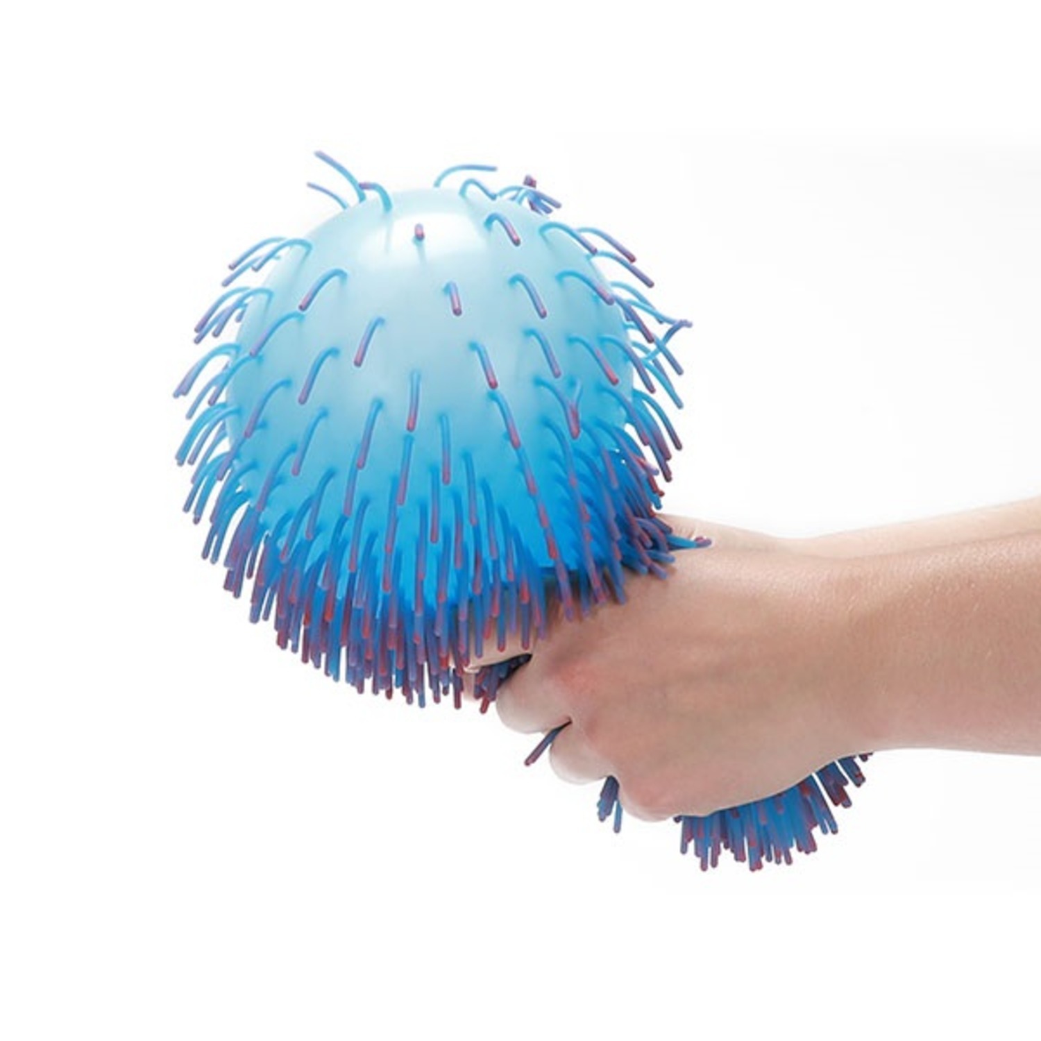 Colourful Puffer Squeeze Sensory Fidget Stress Ball Toy - Multicolour