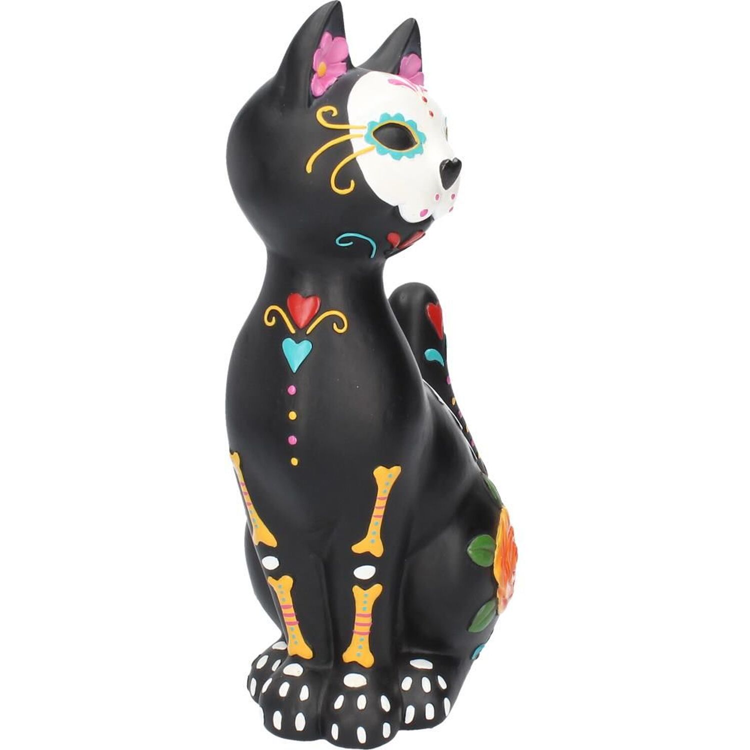 Sugar Puss Figurine Day of the Dead Cat Ornament 26cm main image 1