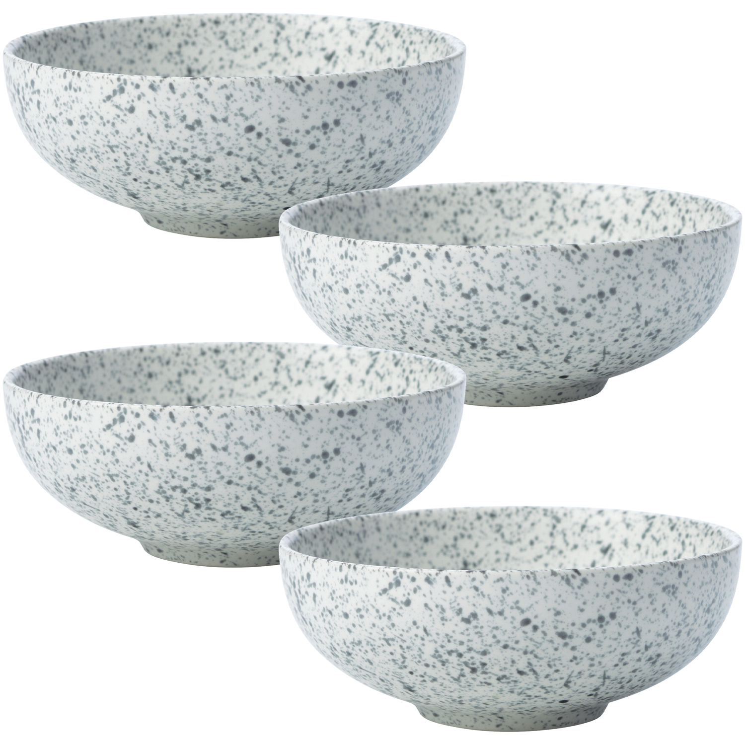 Image of Caviar Speckle 4-Piece Coupe Bowl Set&hellip;