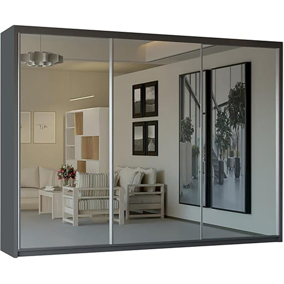 Galaxy Sliding Mirrored Wardrobe 