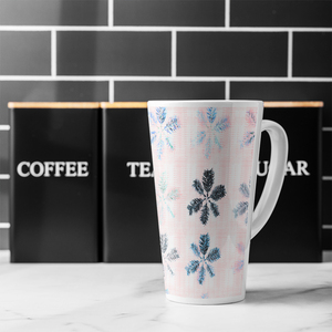 Colorful Pine Leaves Latte Mug
