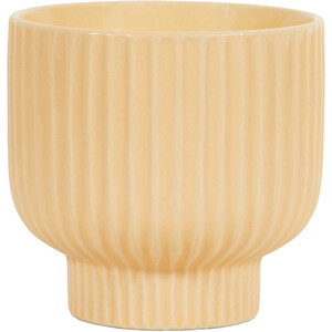 Ribbed Footed Citronella Candle