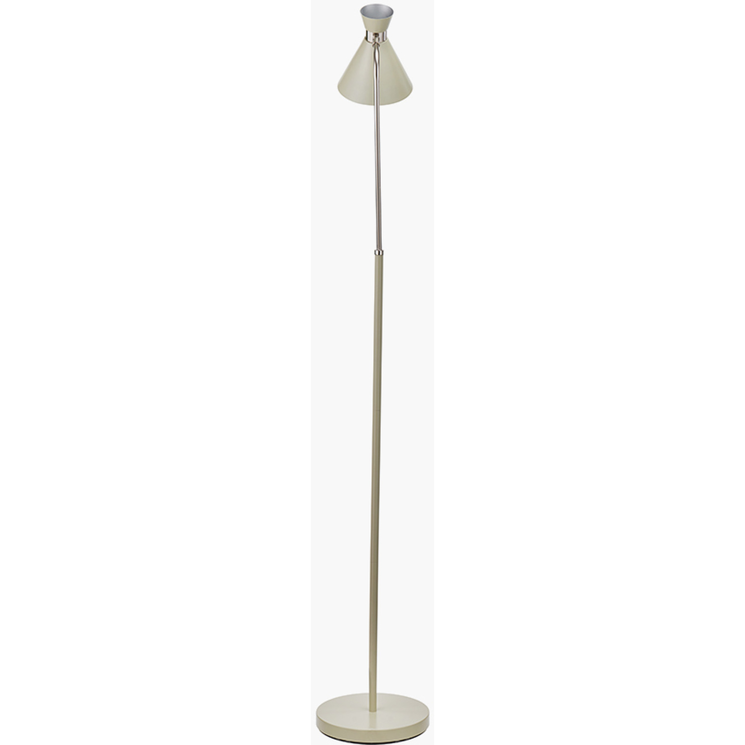 Brushed Metal Floor Lamp - Green
