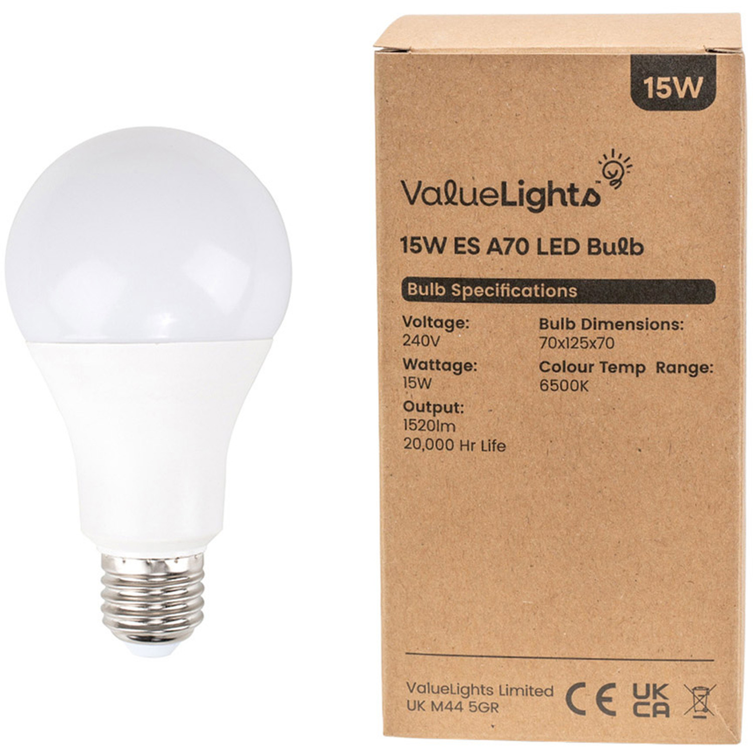 Image of 10 Pack E27 White Thermal Plastic&hellip;