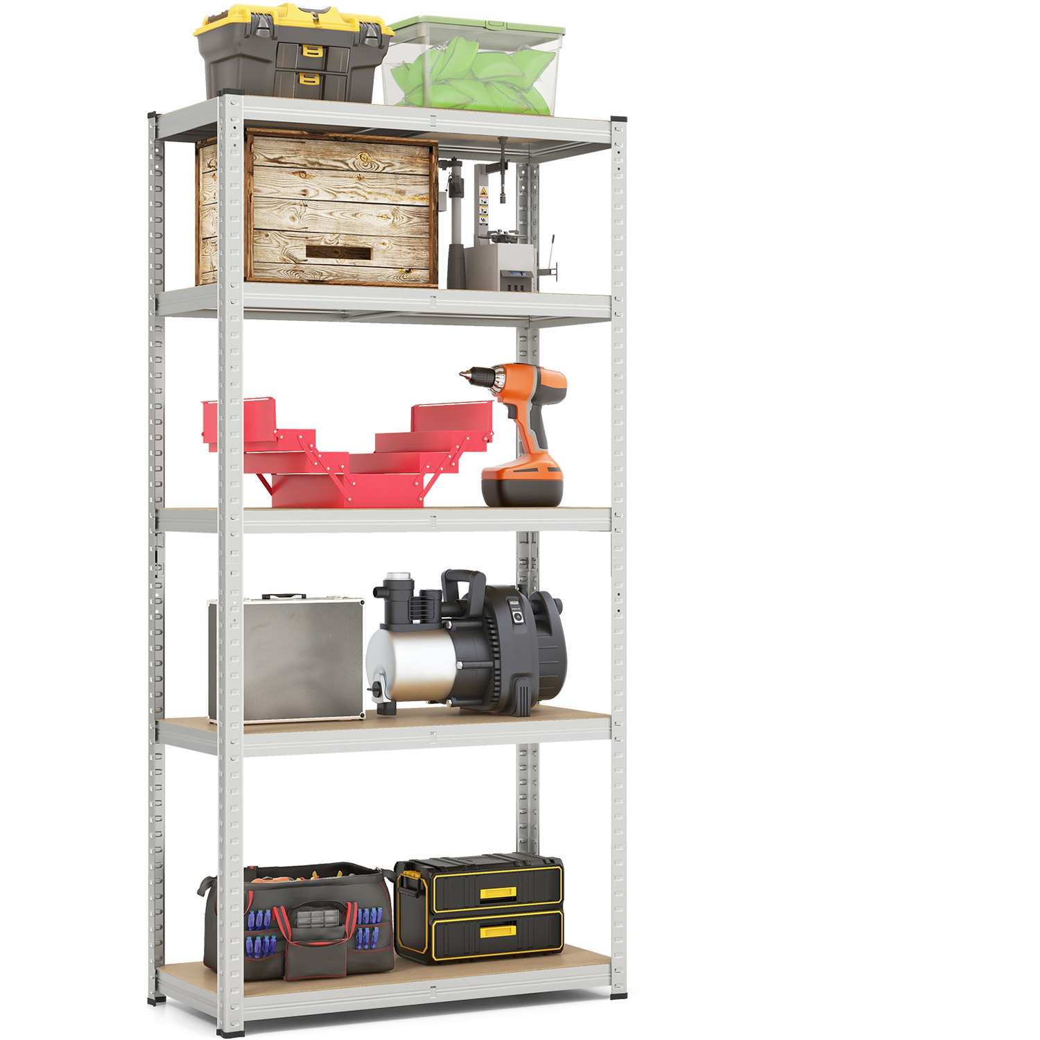 5-Tier Garage Storage Utility Shelves