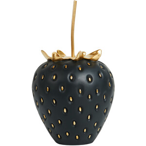 Black and Gold Strawberry