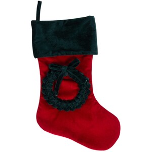 Traditional Wreath Stocking