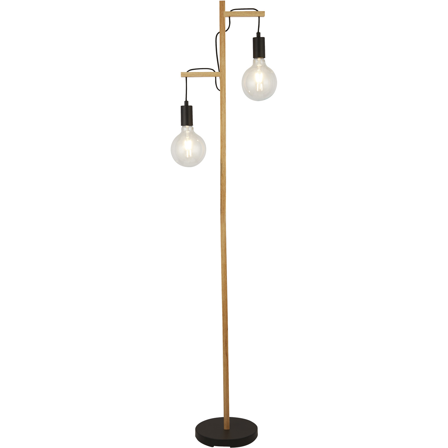 Image of Woody 2 Light Floor Lamp -&hellip;