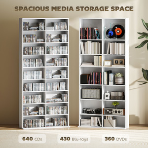 HOMCOM Bluray Storage Unit for Office