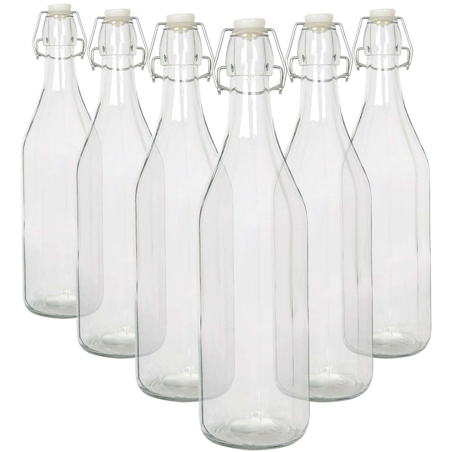 Glass Bottle with Swing Top