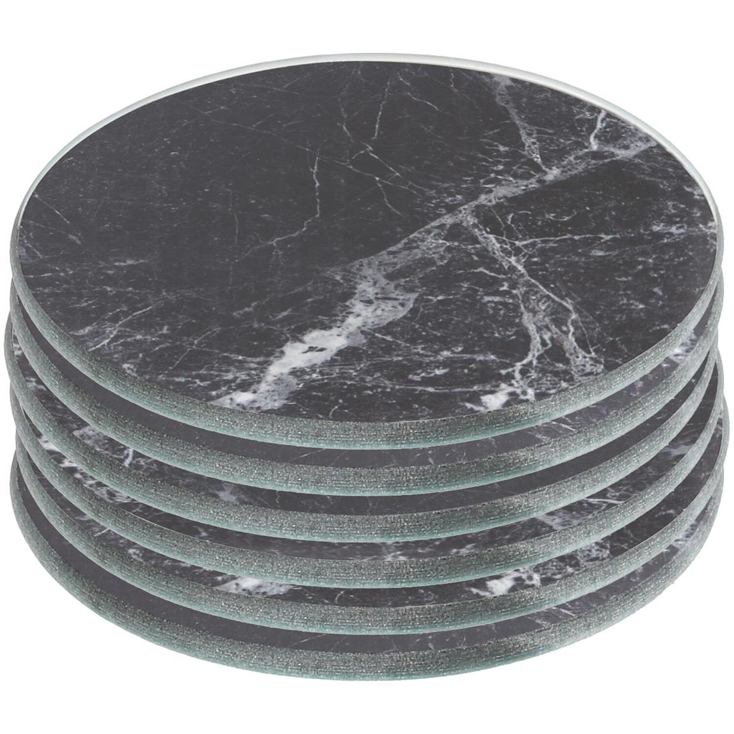 Image of 6x Round Glass Coasters - 10cm&hellip;