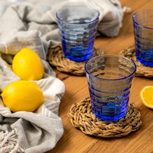 Blue Prisme Drinking Glasses