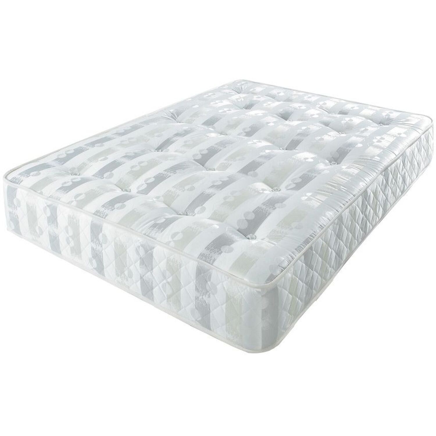 Romantica Adagio Extra Firm Mattress - White King Steel Polyester