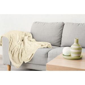 Cream Dakota Blanket Throw shot 9854725