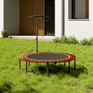 Kidkid Mini Trampoline Compact Fitness with Adjustable T-Bar