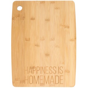 Bamboo Happiness is Homemade Chopping Board