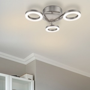COSYLYTE Juni 3 Ring Integrated LED Ceiling Flush Light