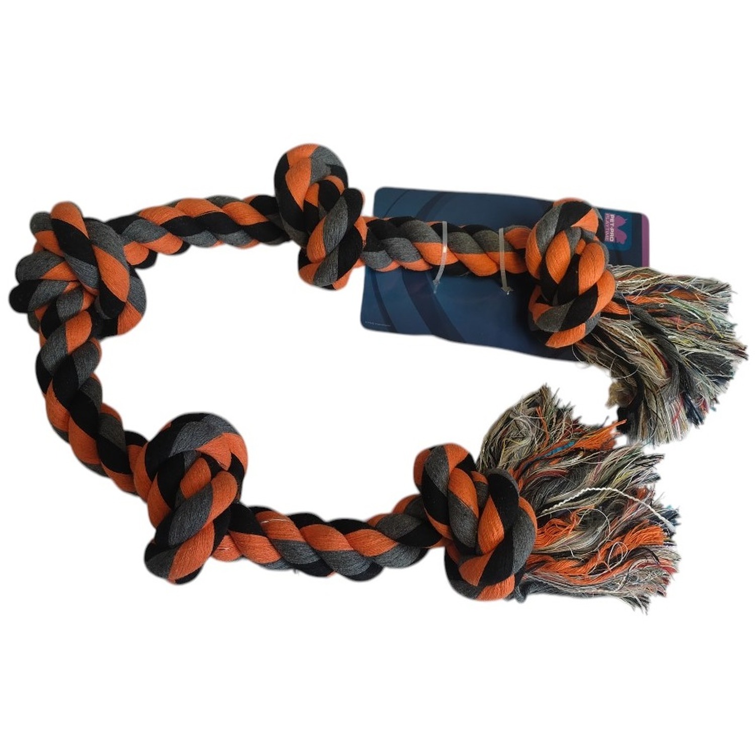Knotted Dog Rope 1x Jumbo Knotted Dog Rope Chew Toy Durable Large Twisted Play Rope