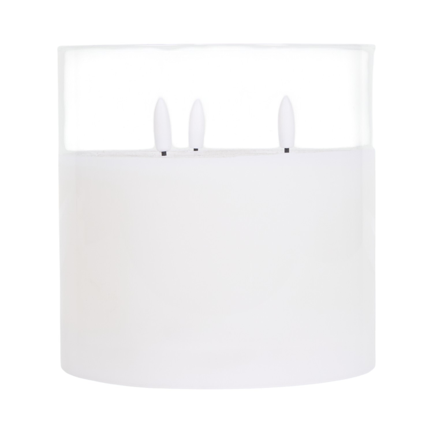 Decorative Clear Large LED Candle - Image 2